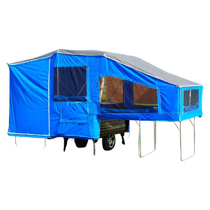 Time Out Compact Pull-Behind Camper Trailer For Motorcycles & Subcompacts 1