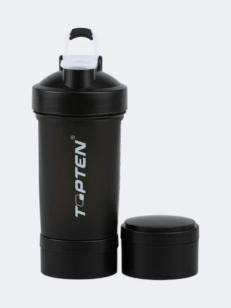 Top Ten 500Ml Shaker Bottle – Matte Black 1