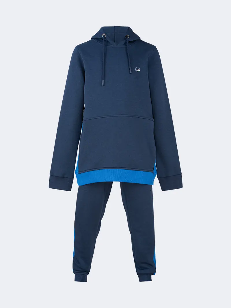 Top Ten Boys' Navy & Royal Blue Textured Lifestyle Suit 1