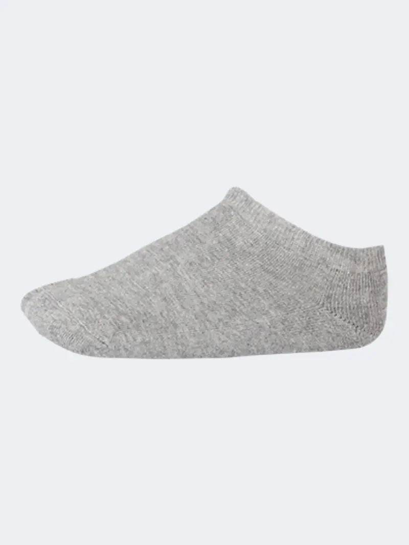 Topten Low Half-Cushion Lifestyle Socks – Grey, Unisex 1