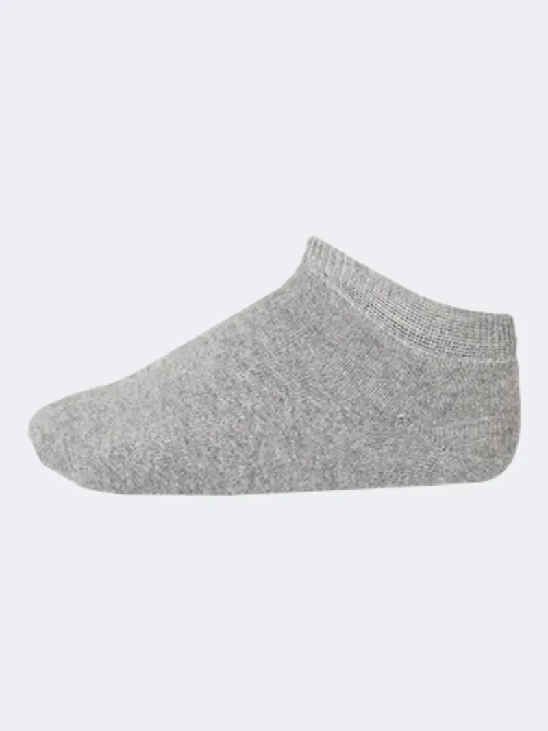 Topten Low No-Cushion Lifestyle Socks – Grey, Unisex 1