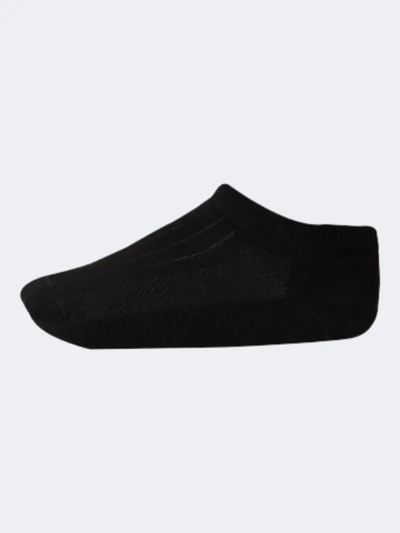 Topten Low Ribbed No-Cushion Lifestyle Socks – Black, Unisex 1