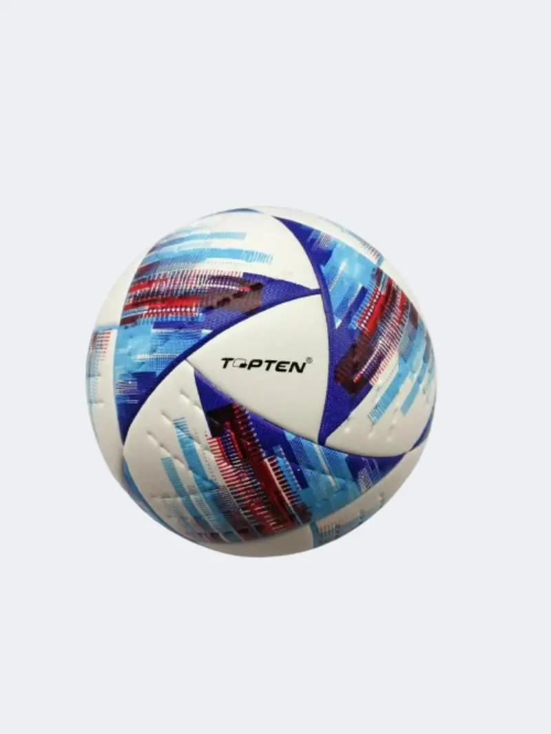 Topten Official-Style Football – Blue, White, And Red 1