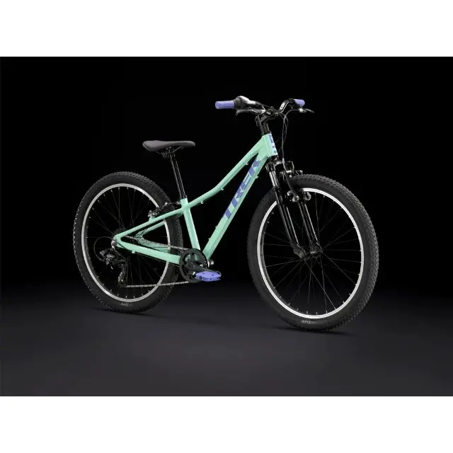 Trek Precaliber 24 Kids’ 8-Speed Suspension Bike – Aloha Green 1
