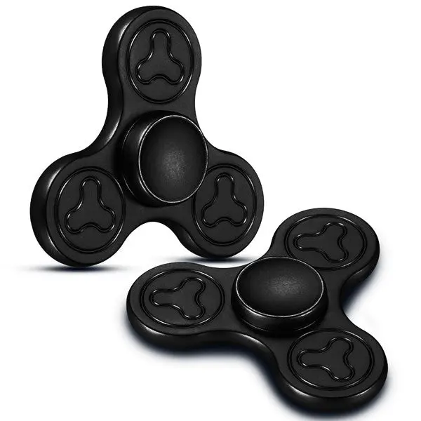 Tri-Aluminum Finger Spinner – Black Stripe Edition 1