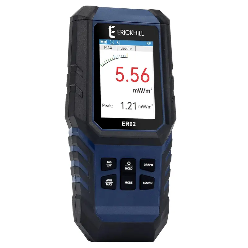 Tri-Field Rechargeable Emf Meter – Detects Elf, Rf & Mf Radiation Including 5G, Wifi & Smart Meter Signals 2