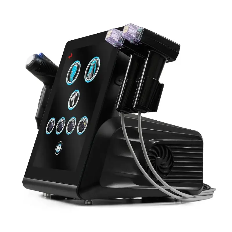 Tri-Mode Fractional Rf Machine – 8-Channel Radiofrequency System For Facial Tightening And Body Sculpting With Cold Hammer 1
