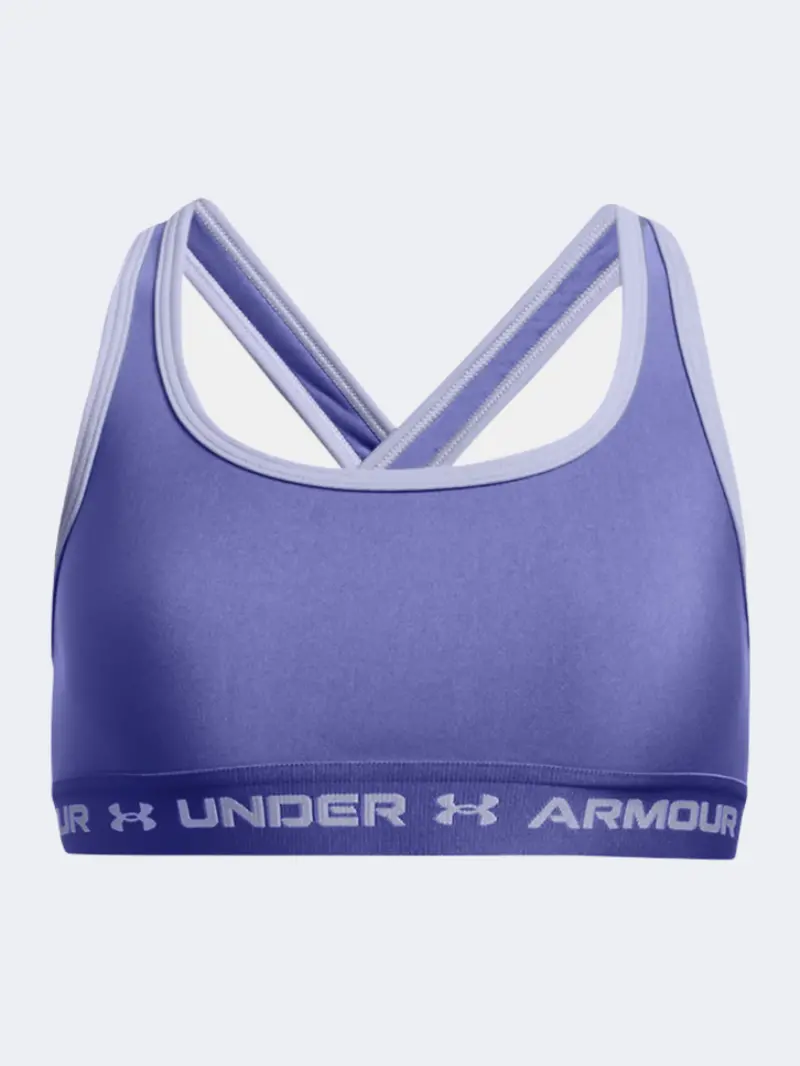Under Armour Crossback Girls' Training Sports Bra – Starlight/Celeste 1