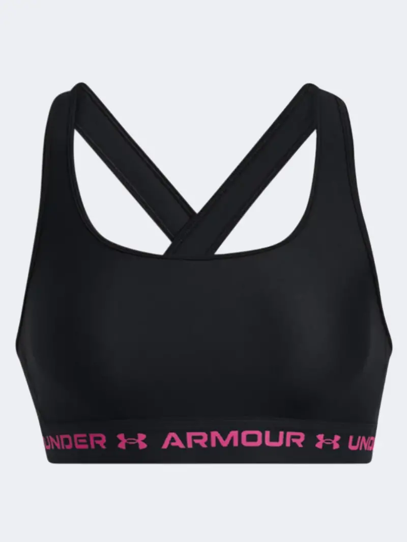 Under Armour Crossback Women'S Training Sports Bra – Black/Astro Pink 1