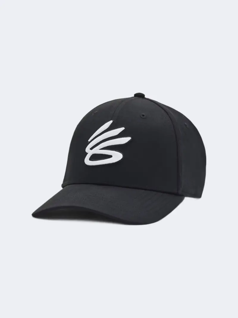 Under Armour Curry Mid Black White Men'S Basketball Cap 1