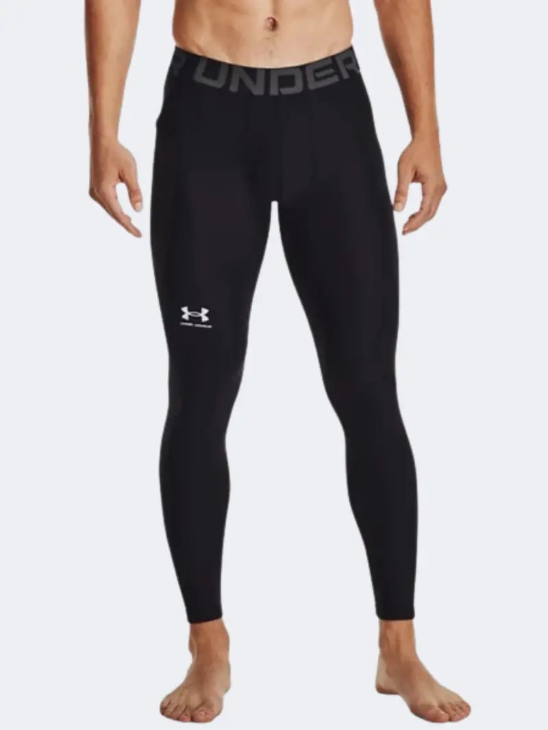 Under Armour Hg Armour Men'S Compression Training Tights – Black & White 1