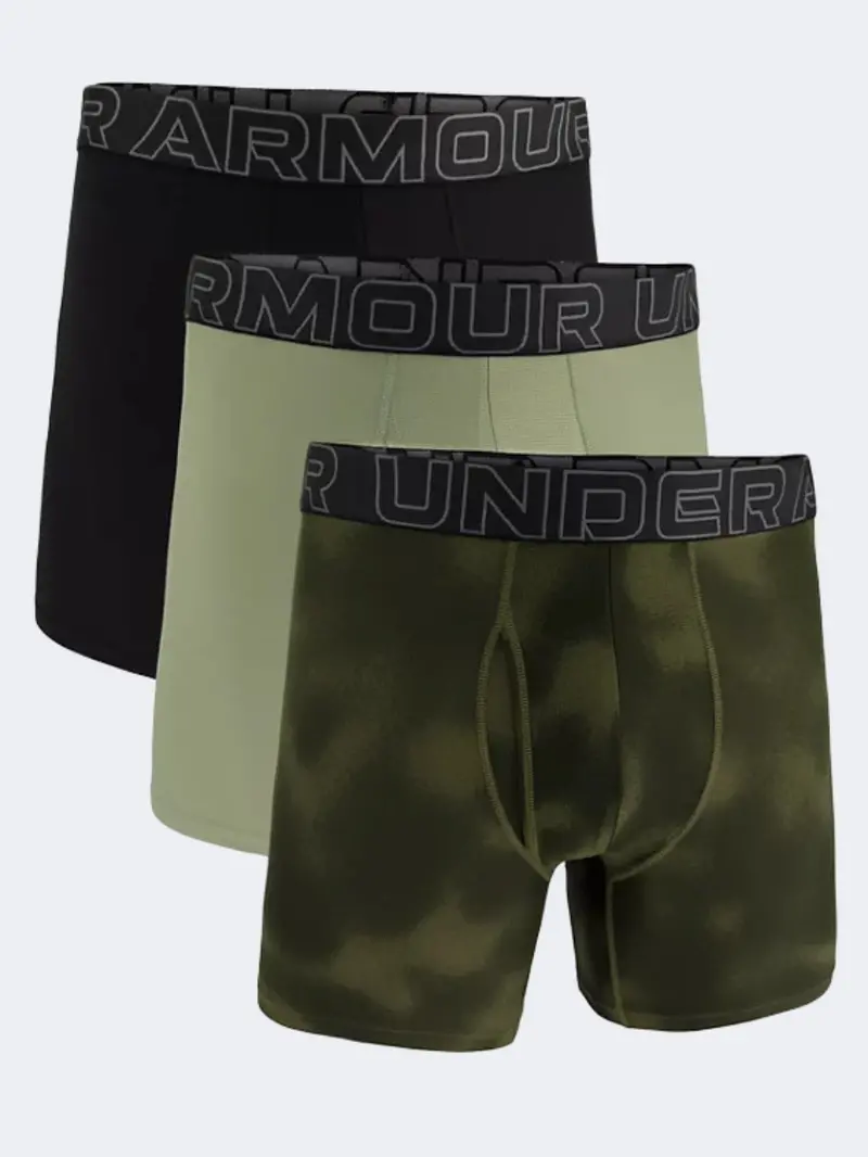 Under Armour Men'S Marine Green & Grove 6-Inch Training Underwear 1