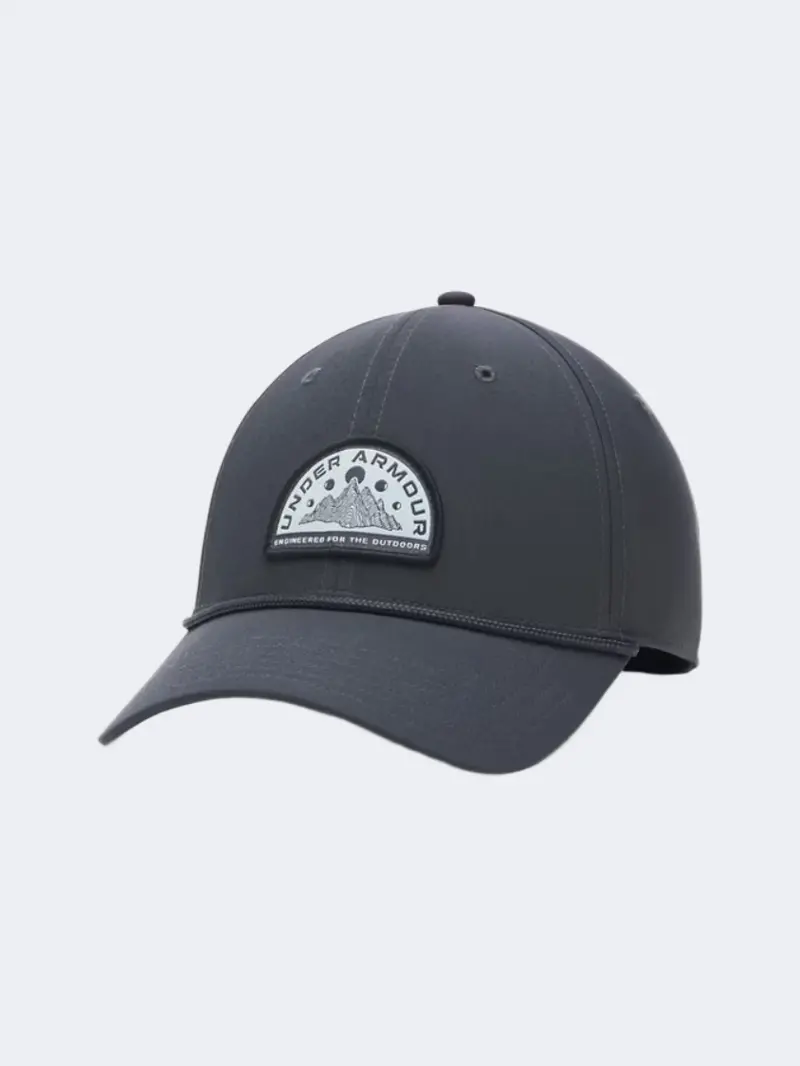 Under Armour Outdoor Anthracite Blue Men'S Trail Running Cap 1