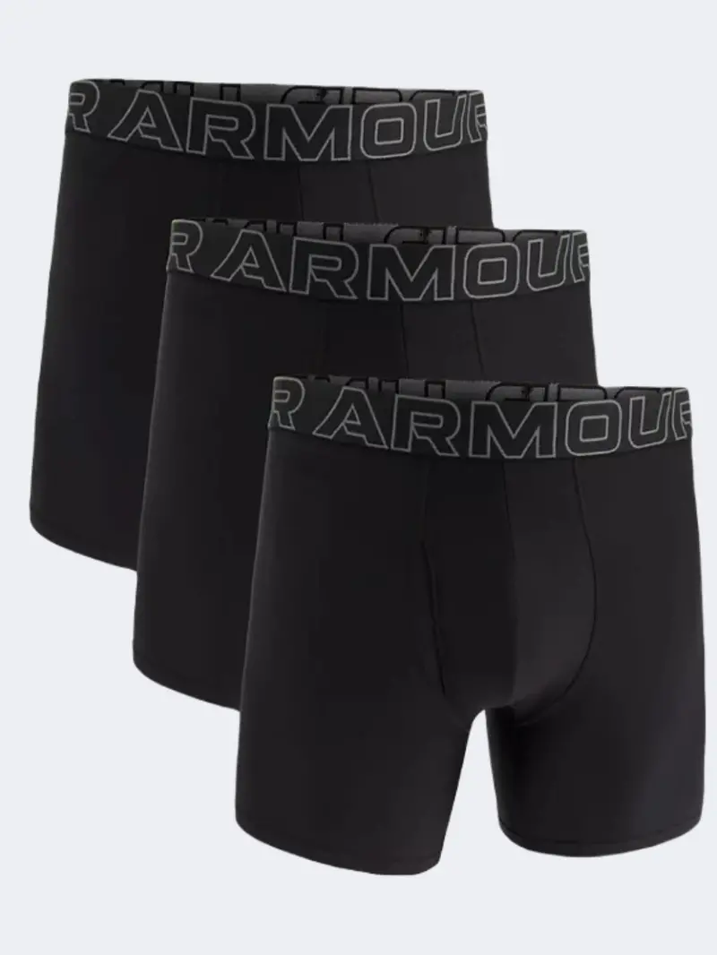 Under Armour Performance Tech 6-Inch Men'S Training Trunks – Black/Charcoal 1
