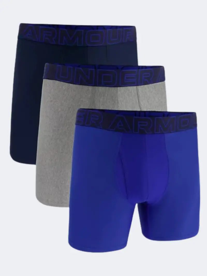 Under Armour Performance Tech 6-Inch Men'S Training Trunks – Royal Blue/Steel Heather 1
