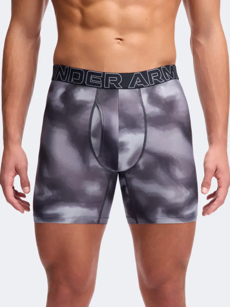 Under Armour Performance Tech Mesh Men'S Training Underwear – Titan Gray Print 1