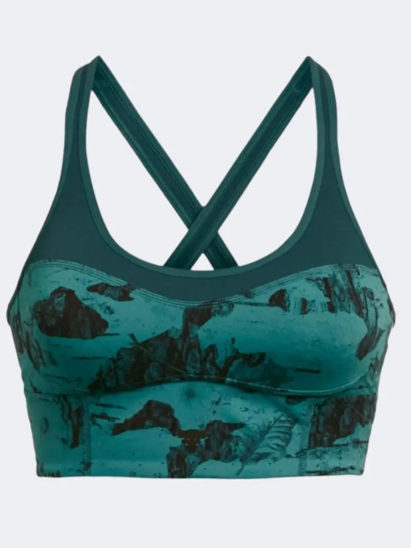 Under Armour Project Rock Infinity 'Let'S Go' Teal-Black-Silt Women'S Training Bra 1