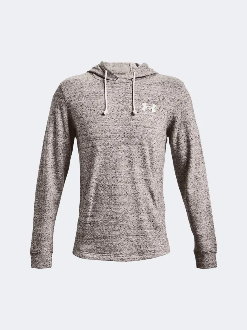 Under Armour Rival Terry Men'S Casual Hoodie – Onyx & White 1