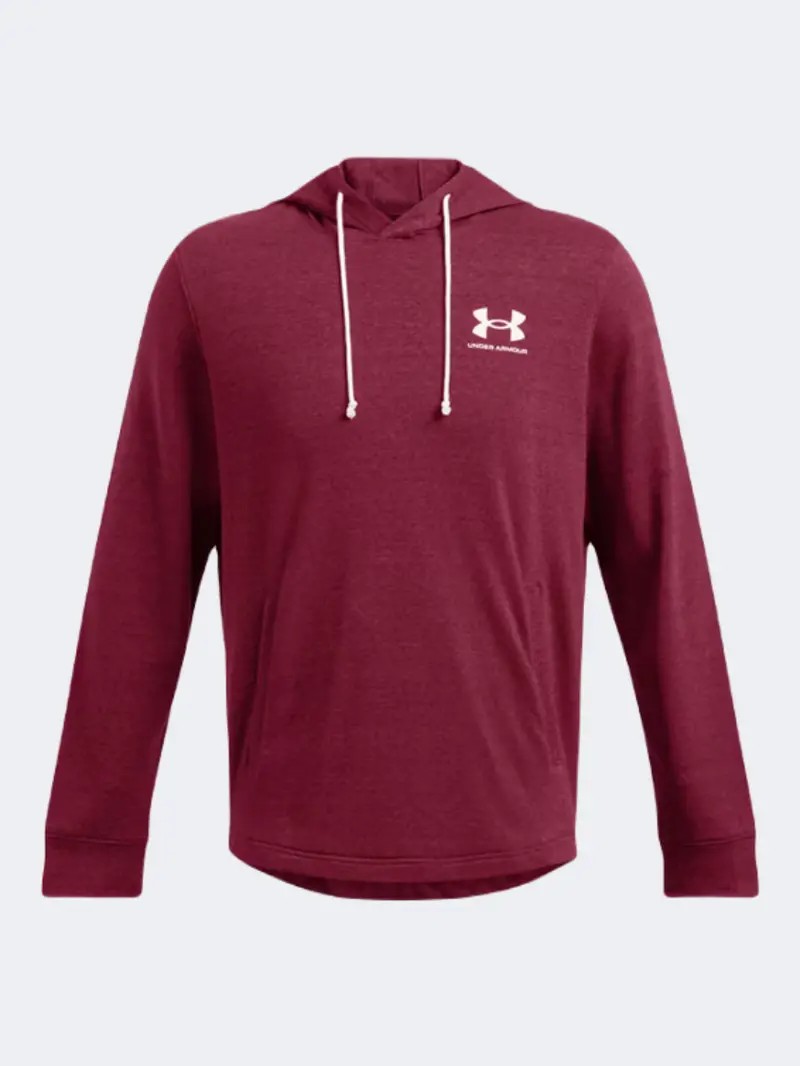 Under Armour Rival Terry Men'S Lifestyle Hoodie – Cardinal & White 1