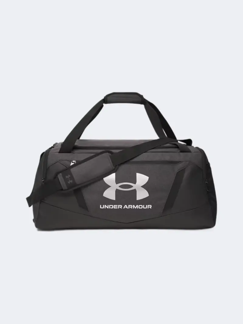 Under Armour Undeniable 5 Black Metallic Silver Unisex Gym Duffle Bag 1