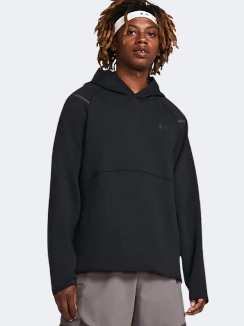 Under Armour Unstoppable Fleece Hoodie For Men – Black 1