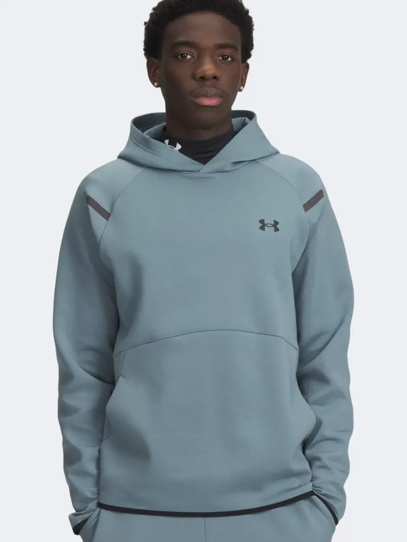 Under Armour Unstoppable Fleece Hoodie For Men – Cozy Jasper Blue 1