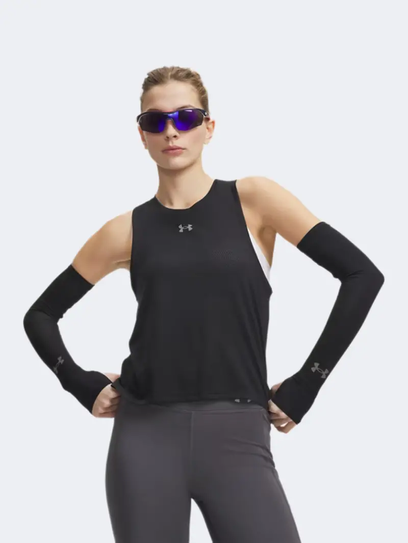 Under Armour Velociti Running Tank For Women – Black With Reflective Accents 1