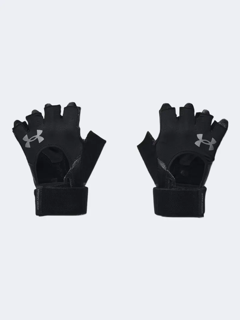 Under Armour Weightlifting Gloves For Men – Black & Pitch Grey 1