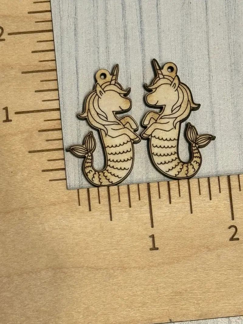 Unicorn Mermaid Fantasy Hair Clip 1