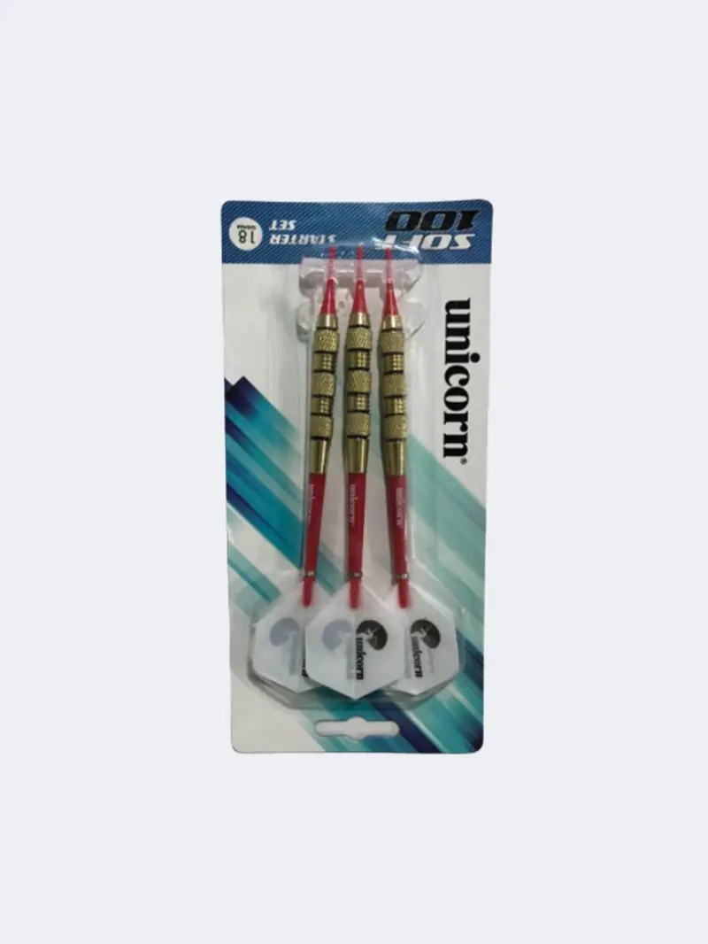 Unicorn Soft Tip Dart Collection – 6 Sets Of 18G Gold Darts For Home Or Arcade Use (Model 71908) 1