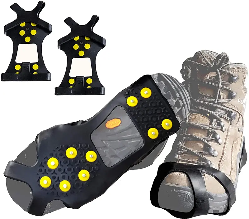 Universal Ice Cleats – Slip-Resistant Boot Spikes For Winter Traction On Ice And Snow 1