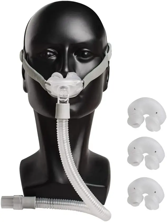 Universal Nasal Cpap Mask System – Ergonomic Design With Interchangeable Sizing Options 1