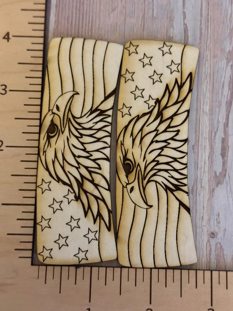 Usa Bald Eagle Hair Claw Clip 1