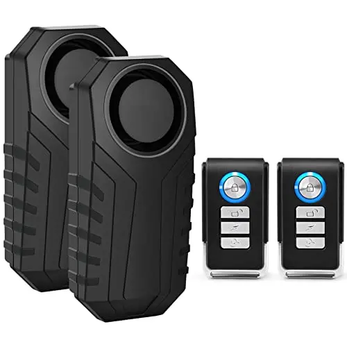 Usuperlink Wireless Anti-Theft Bike Alarm System With Dual Remotes 1