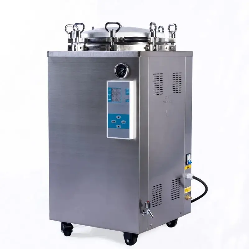 Vertical Laboratory Autoclave (35–150L): Sterilization System For Mushroom Substrate, Grain, And Biotech Media 1
