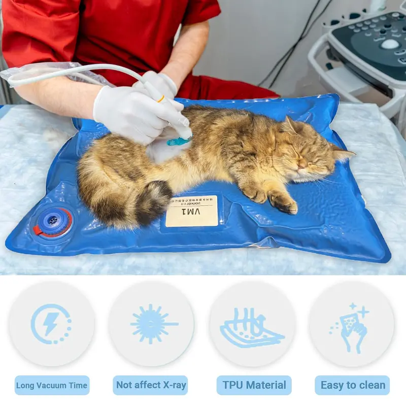 Veterinary X-Ray Immobilization Pad – Adjustable Vacuum Positioner For Cats And Dogs (16"×24" Or 24"×40") 1