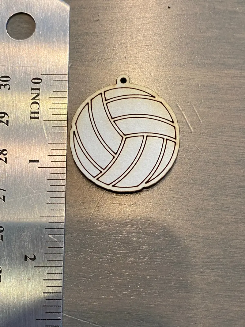 Volleyball Sport-Themed Wooden Blank 1