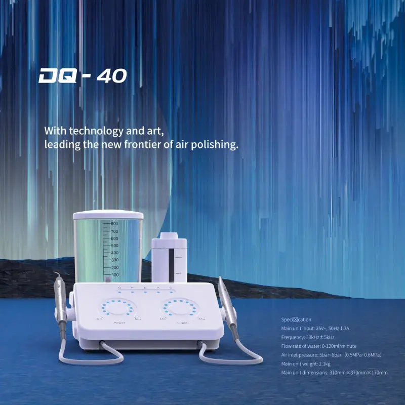 Vrndqm40 Dual-Mode Dental Scaler & Polisher – Touch-Controlled Ultrasonic And Air Abrasion System 1