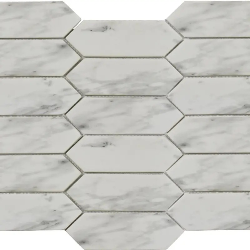 White Picket Inlay Tile 1