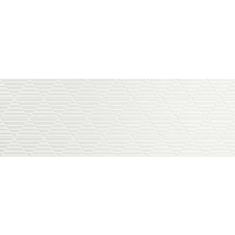 White Pyramid Ceramic Tile (12" X 36") 1