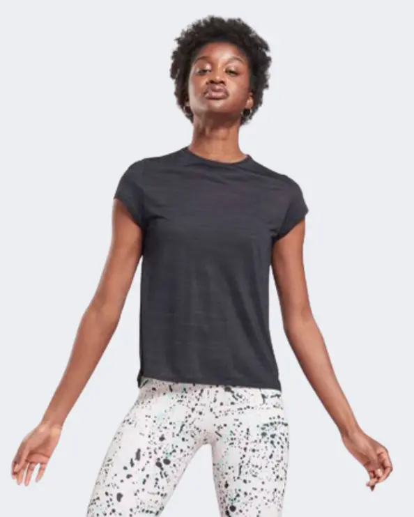 Women'S Reebok Activchill Training T-Shirt – Black 1
