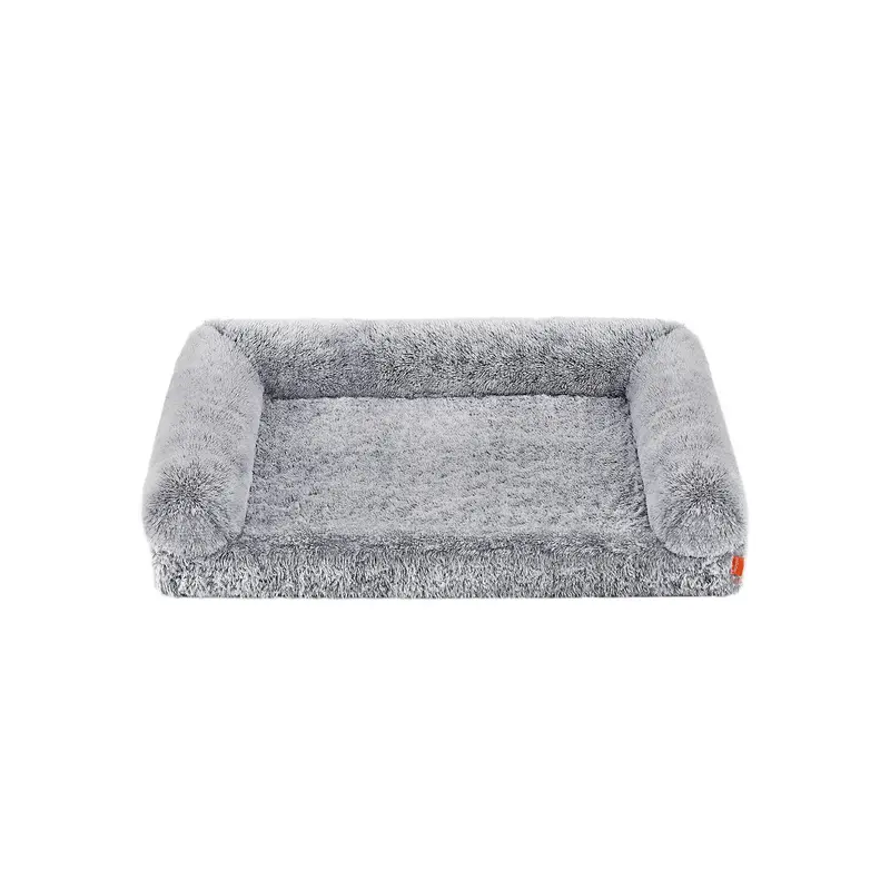 Xxl Orthopedic Dog Sofa Bed – Egg-Crate Foam Support, Neutral Removable Washable Cover 1