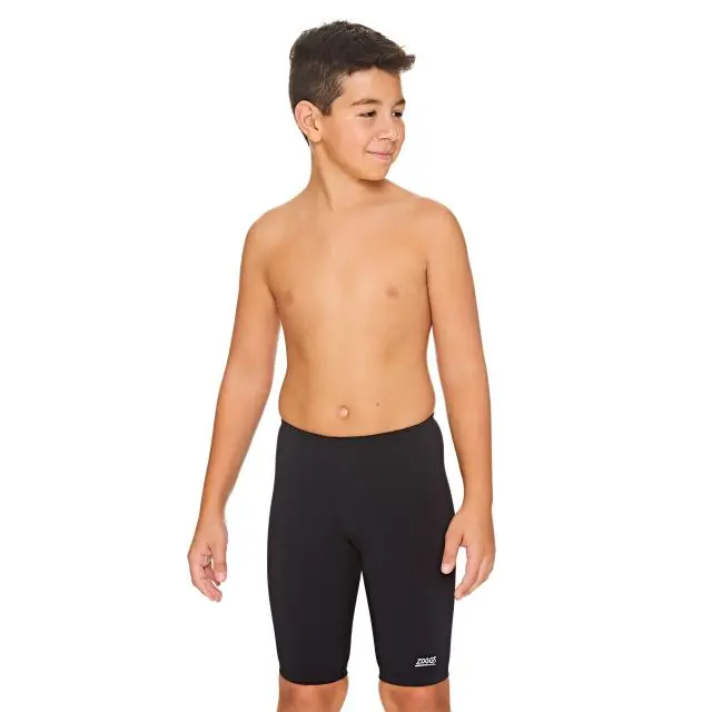 Zoggs Boys' Competitive Swim Jammer – Black Ballina Nix Performance Fit 1