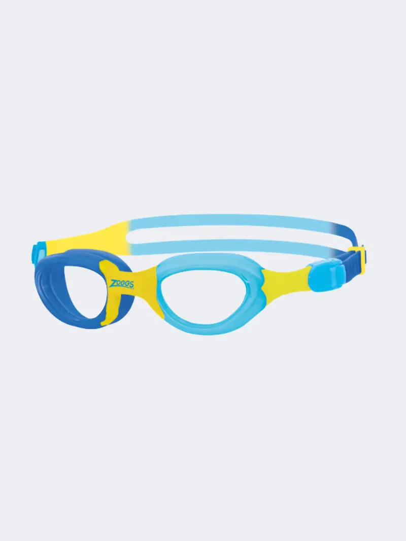 Zoggs Little Super Seal Kids' Swim Goggles – Blue And Yellow 1