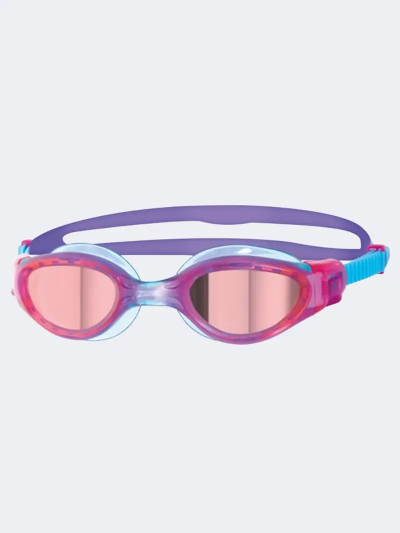 Zoggs Phantom Elite Mirror Unisex Swim Goggles – Pink, Blue, Red 1