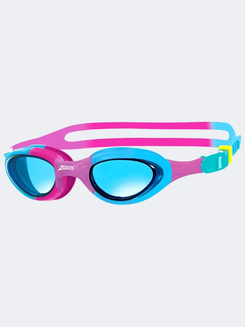 Zoggs Super Seal Kids Swim Goggles – Pink & Blue Frame 1